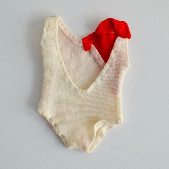 Mattel Barbie Leotard Red White - Picture 2 of 2